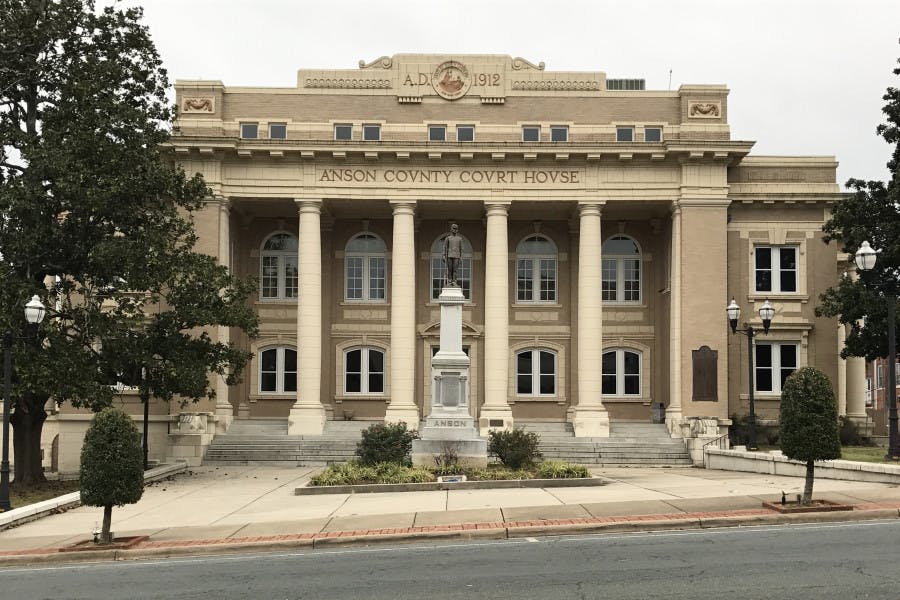 Anson County North Carolina courthouse